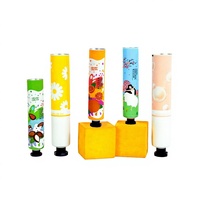 Tubes d'emballage en aluminium-plastique pour crème pour les mains HaoShuoDa, taille personnalisée, tubes cosmétiques vides à visser, impression UV