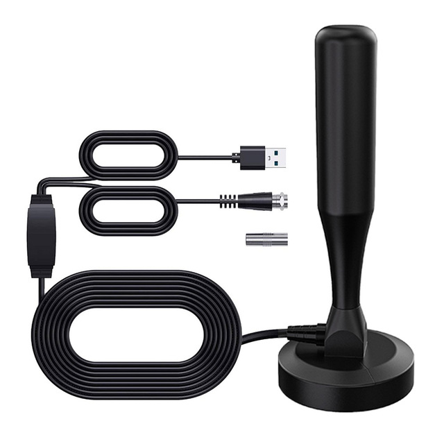 Indoor HDTV Antenna High-Gain Full Digital UHF VHF 4K Frequencies Plastic Cable TV Antenna