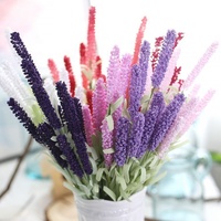 Tanaman hias ruang tamu pot bunga sutra buatan bunga Lavender