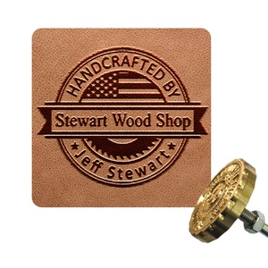 Hot Stamping Machine Die Leather <b>Burger</b> Stamp Branding Brass Die Diy Logo - Product Image 1
