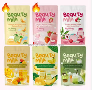 OEM de alta calidad antioxidante leche colágeno bebida piel brillo belleza bebida fresa melón plátano cápsulas recién nacidos - Product Image 1