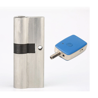 Logiciel gratuit de serrure à cylindre à profil européen antivol intelligent intelligent pour portes en verre, aluminium, bois et acier Stockage de données en nuage