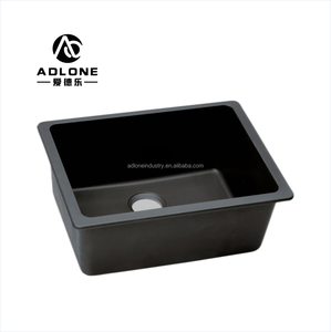 Fregadero de cocina de granito, lavabo de cuarzo para baño y cocina, lavabo de cuarzo de cocina de granito con escurridor - Product Image 3