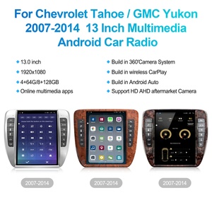 อุปกรณ์ตกแต่งรถยนต์ จอภาพ CarPlay สไตล์ Tesla สำหรับ Chevrolet Tahoe GMC Yukon ปี 2007-2014 รุ่นปรับปรุงใหม่ - Product Image 3