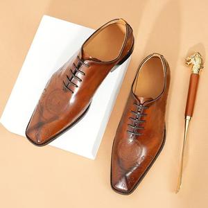 Nuevos Mocasines Retro de Lujo para Hombre, Botas con Punta de Acero, Diseño Casual, Piel de Oveja, Resistentes al Agua y Antideslizantes, Duraderos - Product Image 4