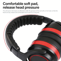 Casque audio supra-auriculaire complet avec protection intégrale, bandeau réglable Qualcomm, coussinets d'oreille confortables, réduction de bruit ENC, étanchéité IPX-3