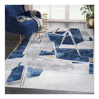 Tapis imprimé 3d de tapis de conception moderne de polyester Anti Alip pour le salon