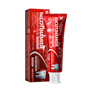 Dentifrice BIOAQUA à Marque Blanche au Niacinamide et <span class=keywords><strong>Acide</strong></span> <span class=keywords><strong>Hyaluronique</strong></span>, Blanchissant et Nettoyant en Profondeur, Sans Produits Chimiques, pour une Haleine Fraîche et des Dents Propres à Domicile - Product Image 6