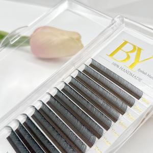 Venta al por mayor 5D <span class=keywords><strong>Flora</strong></span> 0,07 C D <span class=keywords><strong>Curl</strong></span> Super Soft Matte Black Flowering Fairy Extensiones de pestañas Bandeja de pestañas de seda con logotipo personalizado - Product Image 6
