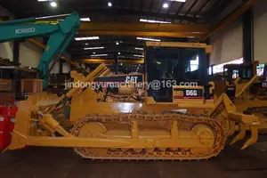 The CAT D6G bulldozer is in good condition and has been used before. It is an original Caterpillar product