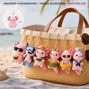 Peluche Personalizzato Serie Sogni d'Acquario Axolotl, Portachiavi, Blind Box, Vendita all'Ingrosso, OEM ODM, Fornitura Diretta dalla Fabbrica, Regalo - Product Image 5