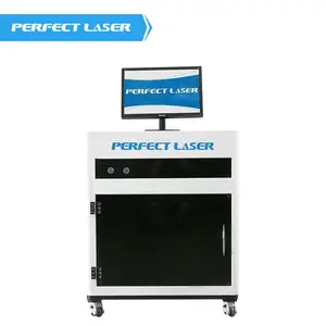 Máquina de grabado de cristal con patrón de animal, retrato de Laser-3D perfecto, con PE-DP-A1 de ordenador incorporado
