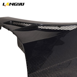 Guardabarros de fibra de carbono para Volkswagen <span class=keywords><strong>Golf</strong></span> <span class=keywords><strong>7</strong></span> MK7 GTI, pieza de modificación de coche Langyu - Product Image 6