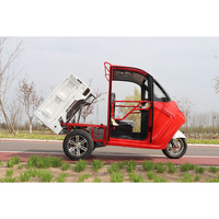 Tricycle électrique pour adultes KEYU à haut facteur de sécurité, triporteur cargo électrique pour adultes
