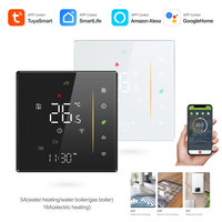 Thermostat intelligent WiFi Tuya pour chauffage au sol, commande vocale, chauffage de l'eau, régulateur de température ambiante 5A IP20 PST-006-GAW