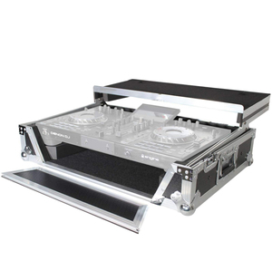Flight Case para Sistema de <span class=keywords><strong>DJ</strong></span> Autónomo <span class=keywords><strong>Denon</strong></span> <span class=keywords><strong>DJ</strong></span> <span class=keywords><strong>Prime</strong></span> <span class=keywords><strong>2</strong></span> Caja de Transporte de Equipo Impermeable de Aluminio y Madera Contrachapada - Product Image 1