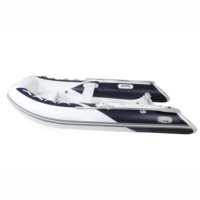 Hypalon gonflable en fibre de verre Alu, tente pliable de pêche Jet venda Gommone moteur bateau côtelé