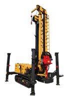 Foreuse rotative XCMG XSL200B à moteur diesel, boîte de vitesses électrique, diamètre de forage 330 mm, profondeur 400 m, portable pour puits d'eau