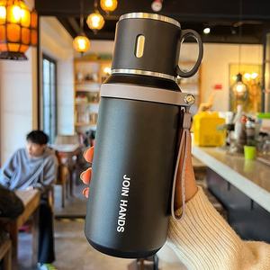 Thermos simple grande capacité en acier inoxydable 316 avec affichage LED de la température, conception anti-fuite, tasse à eau portable sous vide pour - Product Image 3