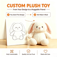 Peluche Lapin de Pâques 7 pouces, Service de personnalisation OEM/ODM, Personnalisable par photo, Cadeau pour filles, Poupée à attraper, Commande minimum