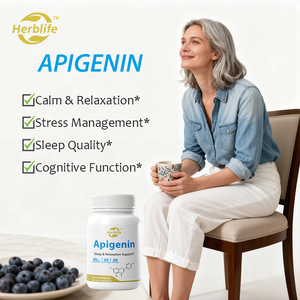 Cápsulas de Apigenina 50 mg - Suplemento Dietético para el Sueño, el Estado de Ánimo y el Control del Estrés, 60 Cápsulas Vegetales - Marca Privada OEM ODM - Product Image 3