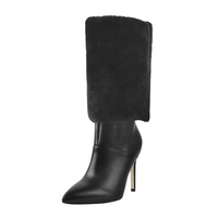 Fujin-bottes de neige pour femmes, chaussures en fourrure, nouvelle collection d'usine, design ODM, à la mode