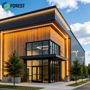 โรงงานโครงสร้างเหล็กสำหรับศูนย์กระจายสินค้า แบบสำเร็จรูป ราคาประหยัด ทนทานต่อสภาพอากาศและเสียงรบกวน - Product Image 1