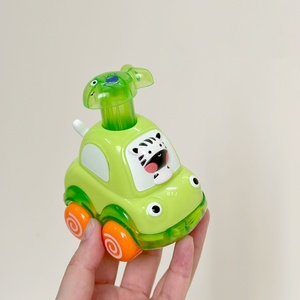 Voiture miniature à pression en forme d'animal de dessin animé, jouet éducatif pour bébés, véhicules pour tout-petits, garçons, jouets animaux à pression, résistants aux chutes - Product Image 5