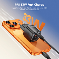Toocki Tendance Chargeur Rapide GaN PD 33W Chargeur USB de Voyage Accessoires pour iPhone Chargeur Type C