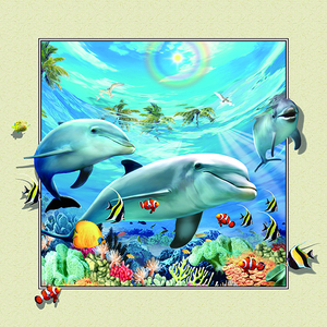 Popolare immagine <span class=keywords><strong>senza</strong></span> <span class=keywords><strong>cornice</strong></span> 5d 40x40cm con paesaggio per ufficio - Product Image 4