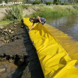 Litong intorno alla barriera di inondazione del cancello d'acqua autosollevante per la protezione dalle inondazioni residenziali