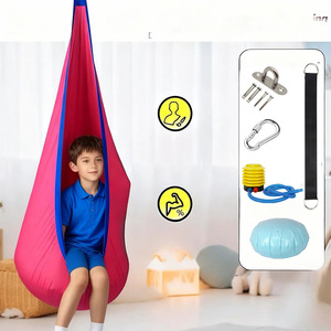 Columpio Sensorial Personalizado al por Mayor con Logotipo <span class=keywords><strong>a</strong></span> Color para Interiores y Exteriores, Jardín, Parque, Sala <span class=keywords><strong>de</strong></span> Estar, Patio, Columpio Colgante para Niños - Product Image 3