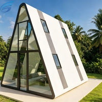 Villa moderne en structure légère en acier, maison préfabriquée, chambre, cuisine, salle de bain, kit de maison modulaire DIY pour usage résidentiel, installation rapide