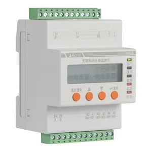 Acrel AIM-D100-TH DC Power Grids RS485 Modbus-RTU Insulation Monitor With Event Record Function For Energy Storage System