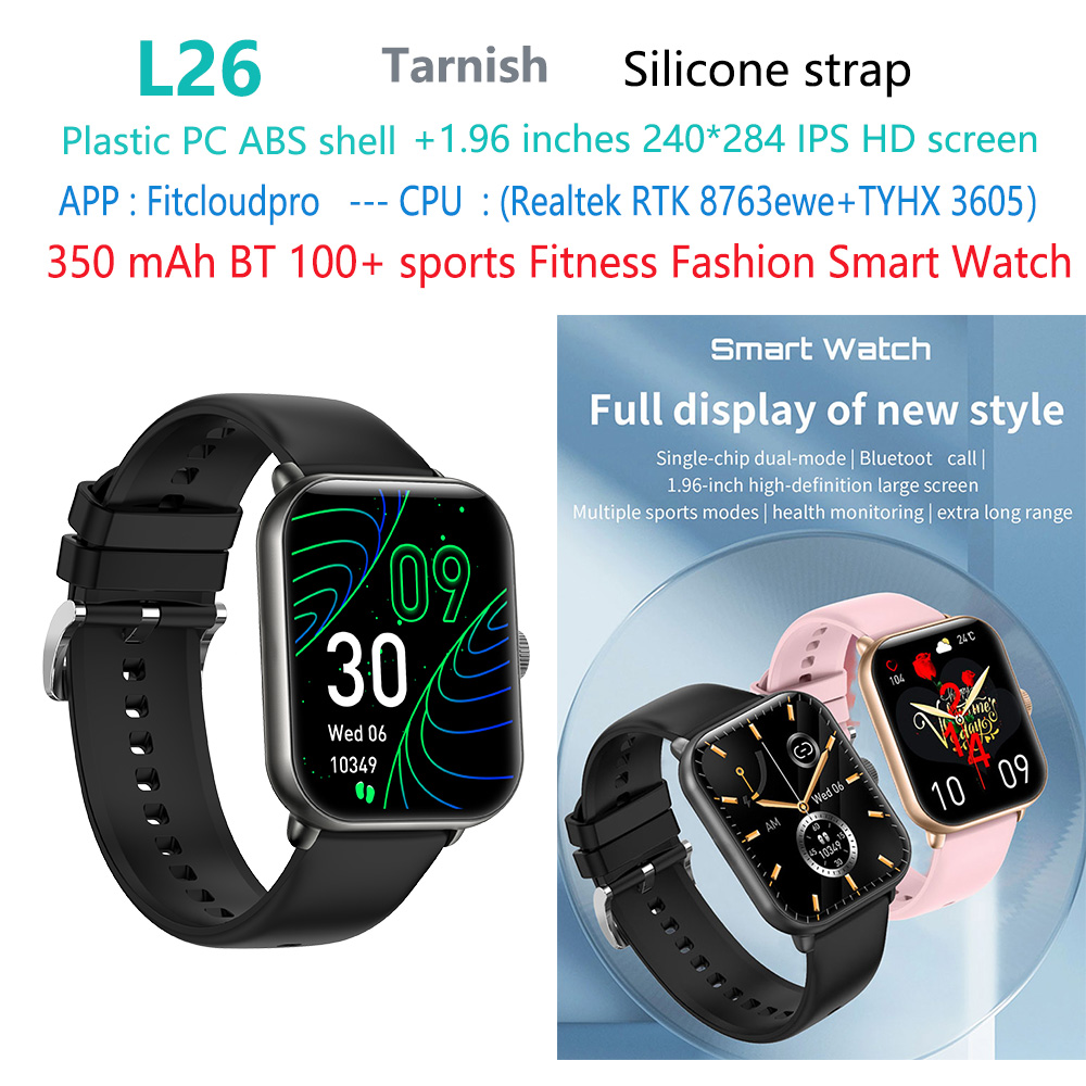L26-bt-call-phone-fashion de empañar -- Sport-Smart-Watch