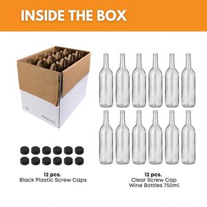 Impresión de Etiquetas, Serigrafía, Envases de Plástico PET Transparente de Gran Capacidad (750 ml, 1 Litro) para Licores, Whisky, Jugos, Refrescos, Bebidas Energéticas y Cerveza - Product Image 2