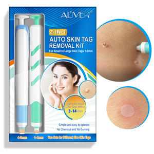 ALIVER-Kit de eliminación de etiquetas 2 en 1 para la piel, herramientas de reparación pequeñas y grandes, parche eliminador de verrugas, acné, espinillas, lápiz eliminador de etiquetas para la piel - Product Image 3