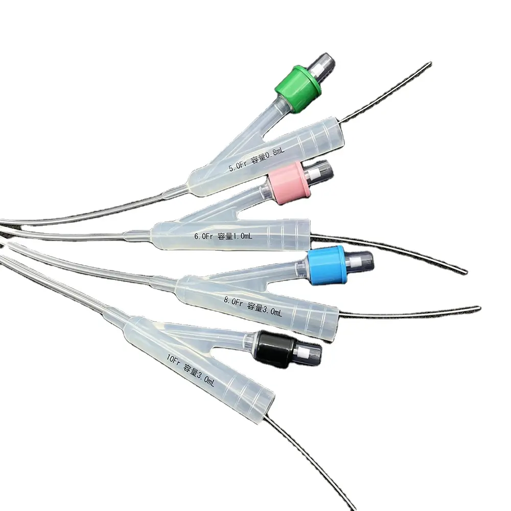 Nieuwe Hond Dubbele Foley Lumen Urinekatheter Siliconen Met Geleidedraad Stylet Urolithiasis Retentie 5fr 6fr 8fr 10fr