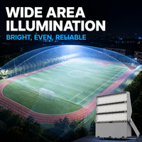 Proyector LED de Grado Estadio, Luminaria de 750W AC220V, 3 Módulos, Carcasa de Aluminio Fundido, Reflector para Exteriores, Centro de Bádminton