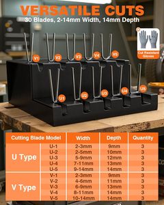 Kit d'outils professionnel tout-en-un portable pour rainurer les pneus 400W - Product Image 6