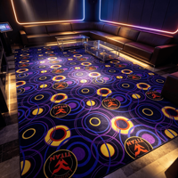 Vente en gros usine – Moquette mur à mur personnalisée jacquard tuftée à poils longs, antidérapante, avec motif logo, tapis de sol – Fournisseur