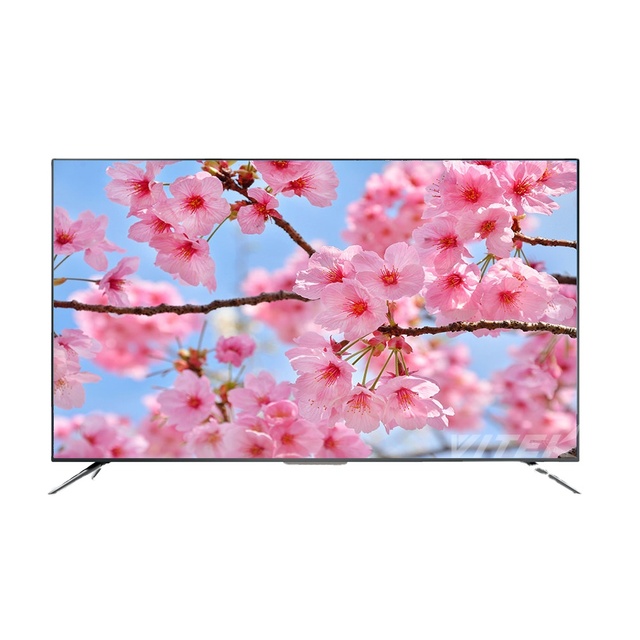 China Television Brands Shenzhen VITEK LCD 32 42 50 55 Inch Smart LED Television TV, Flat Screen Tv Wholesale 55 Inch Television