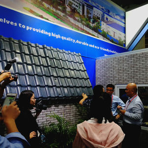 กระเบื้องหลังคาพีวีซีสเปน1050มม. 1070มม. 1130มม. ทำจากเรซินสังเคราะห์ป้องกันการกัดกร่อน - Product Image 6