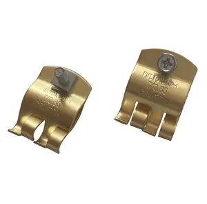 Chinese Manufacturer Wholesale Ground System Connector Earth Rod and Cable Brass Clamp