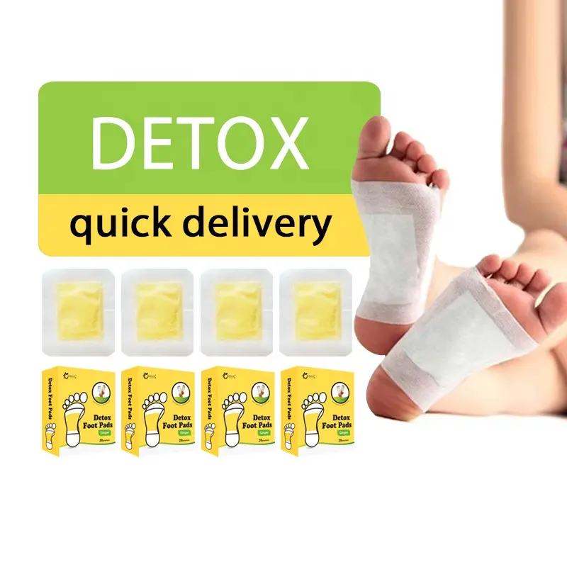 China manufacturer diabetes foot patch ginger organic detox feet cleansing ginger foot detox pads