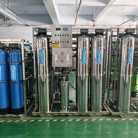 Système de traitement d'eau RO industriel 500L/h, pompe de filtration par osmose inverse, machine de purification d'eau potable, garantie 1 an