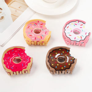 เครื่องประดับผมผู้หญิง กิ๊บหนีบผมรูปโดนัทน่ารัก สไตล์เกาหลี หวานๆ แฟชั่นสำหรับสาวๆ - Product Image 1