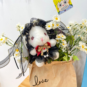 Llavero de Conejo Lolita de Moda, Superventas, con Buena Artesanía <span class=keywords><strong>y</strong></span> Precio Económico Directo de Fábrica - Product Image 5