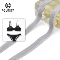 Ruban élastique en nylon et élasthanne à picots, garniture en dentelle festonnée, bande souple extensible pour sous-vêtements, soutien-gorge et confection de vêtements