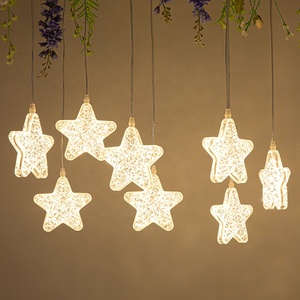 Suministros de boda, 10 <span class=keywords><strong>gaviota</strong></span>, estrellas, mariposa, candelabro, accesorios de boda, iluminación para ventana de Hotel, Luces de decoración - Product Image 4